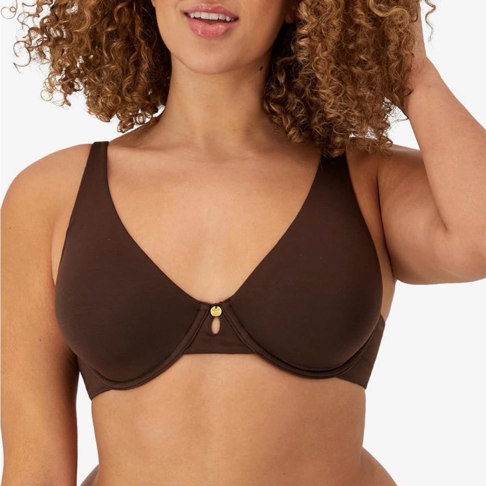 Maidenform Women's Everyday Luxe Full Coverage Underwire Bra Brown Size 34B